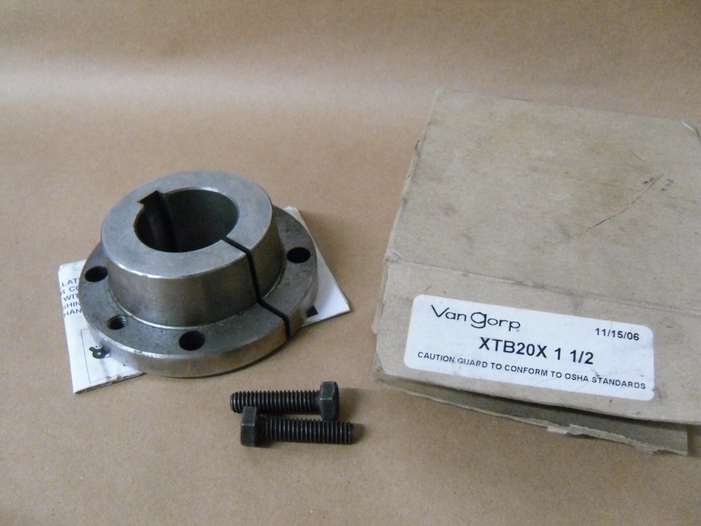 VAN GORP XTB20 X 1-1/2 BUSHING MISSING HARDWARE