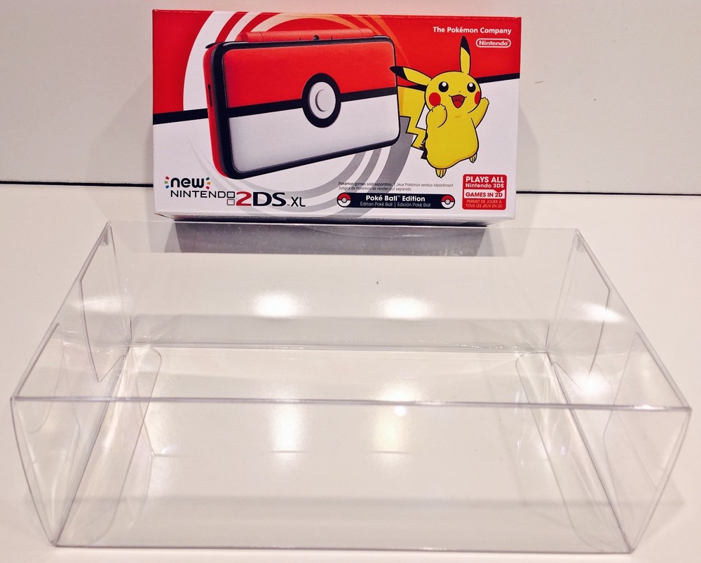 1 Box Protector for NINTENDO 2DS XL Console Boxes (NTSC) Clear Case