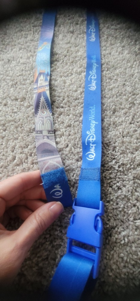 Cinderella's Castle With Tinkerbell Lanyard