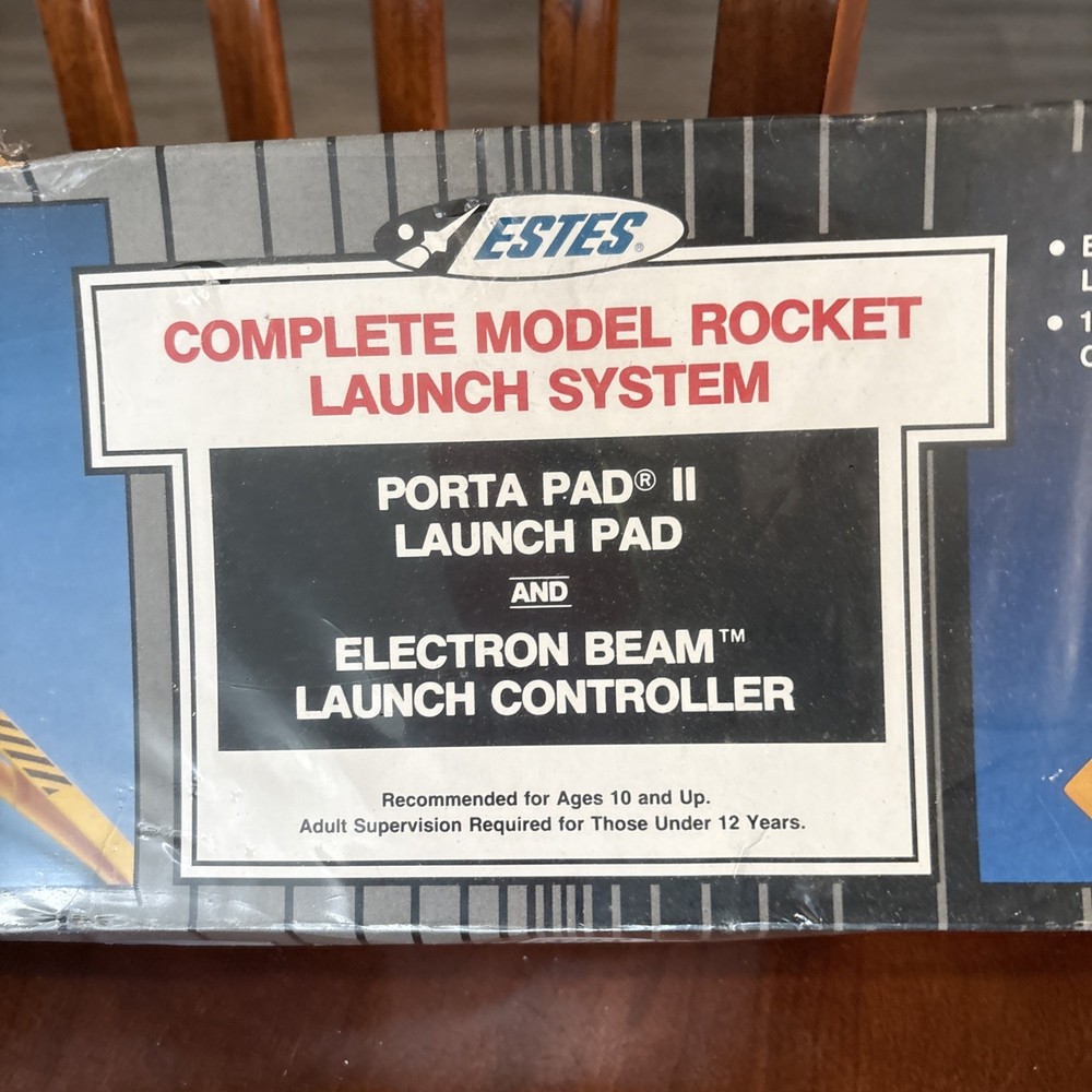 Vintage Estes complete model rocket launch system Sealed New USA pad Controller