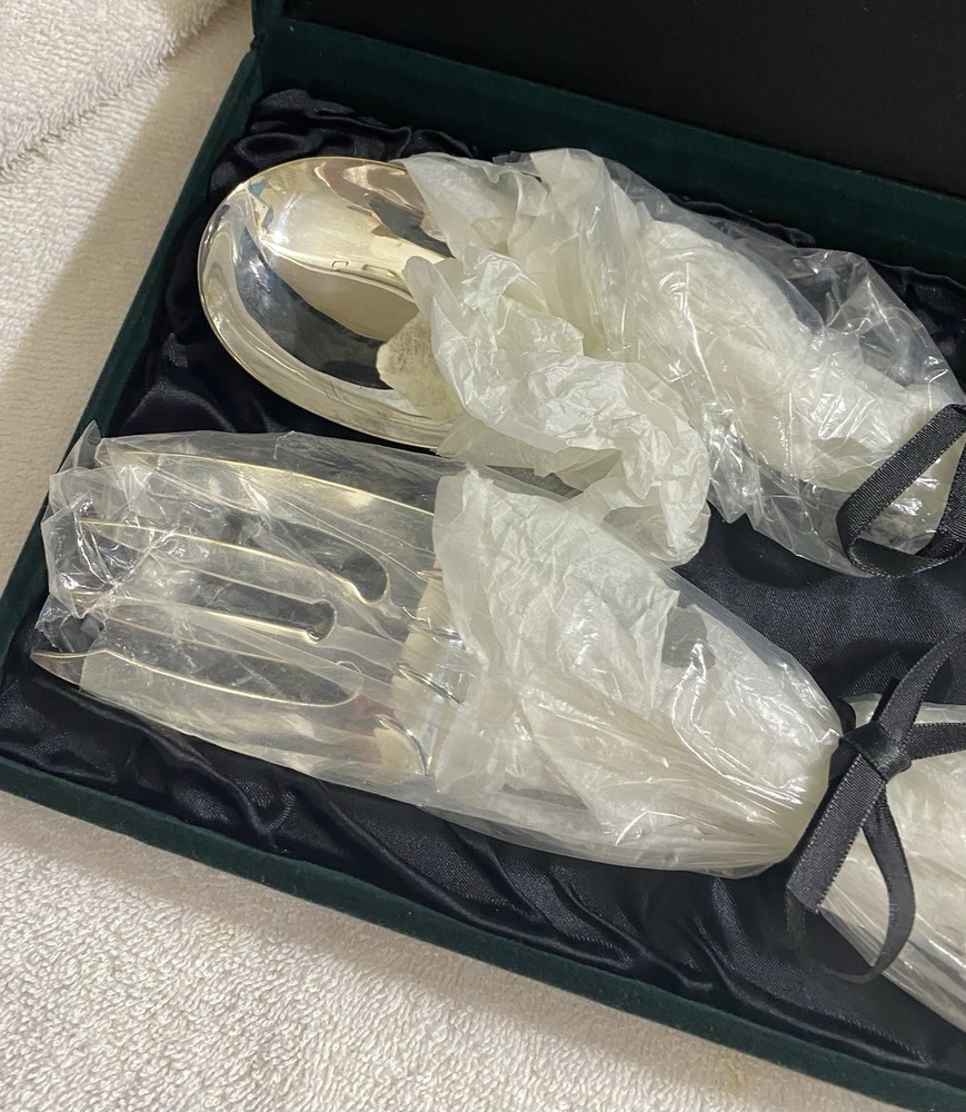 Towle COPENHAGEN (SILVERPLATE 2000) Solid Hollow Handle Serving Set NIB