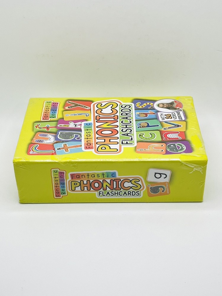 Phonics Flashcards w/ Interactive Video Lessons Children Educational Reading NEW