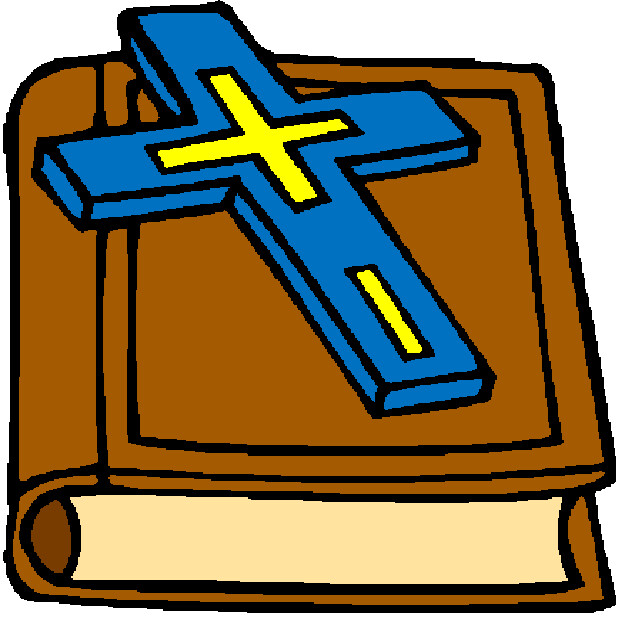 30 Custom Blue Cross & Bible Personalized Address Labels