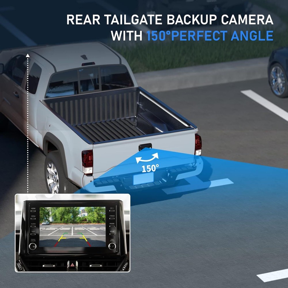 Tailgate Handle Backup Camera for 2009 2010 Dodge 11-17 Ram 1500/2500/3500 EOA