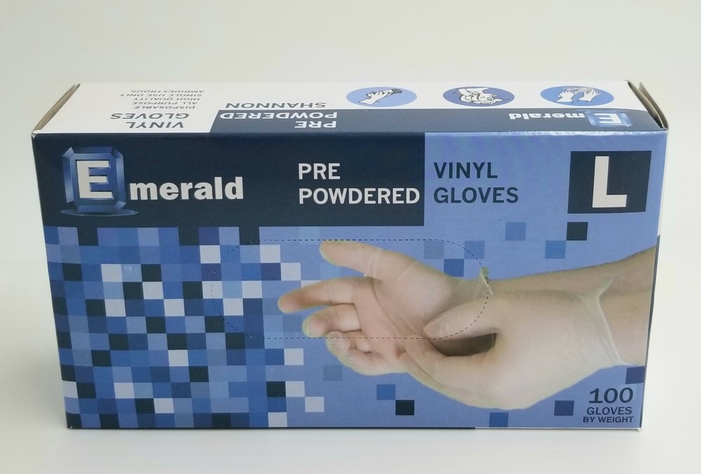 Large Vinyl Gloves *Lightly Powdered* 200 COUNT [VGLX2]