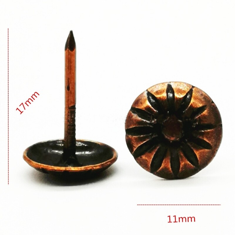 Decorative Pushpins Wallpaper Nails Tacks Sofas Bubble Nails Flat Pins 11mm