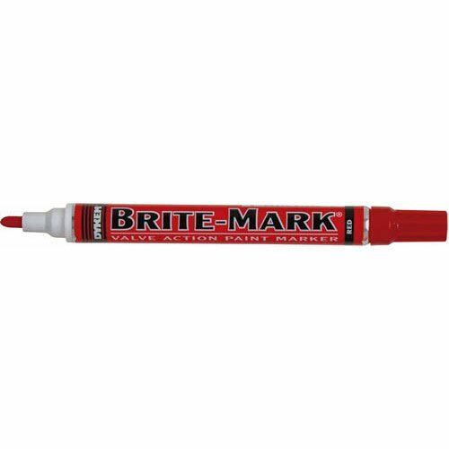 Dykem #84006 Brite Mark medium tip RED industrial paint marker
