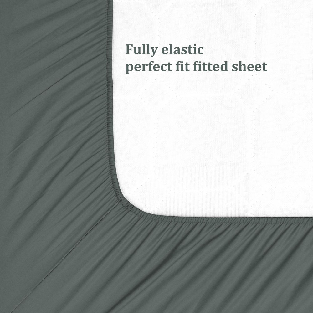 Fitted Sheet Viscose from Bamboo with 16" Deep Pocket