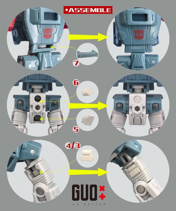 Pre-sale! GO BETTER 3D DIY Filler Upgrade Kit For SS86 Windcharger Filling Parts