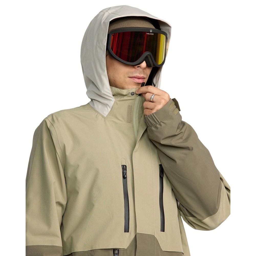 Volcom Rnge Stretch 30K Men's Winter Jacket, Moss Green, Medium