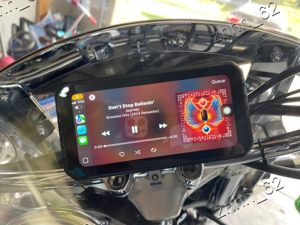 6.3'' Motorcycle GPS Navigation Wireless CarPlay Android Auto Bluetooth