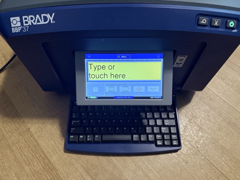 Brady BBP37 Thermal Label Printer with Power Cable