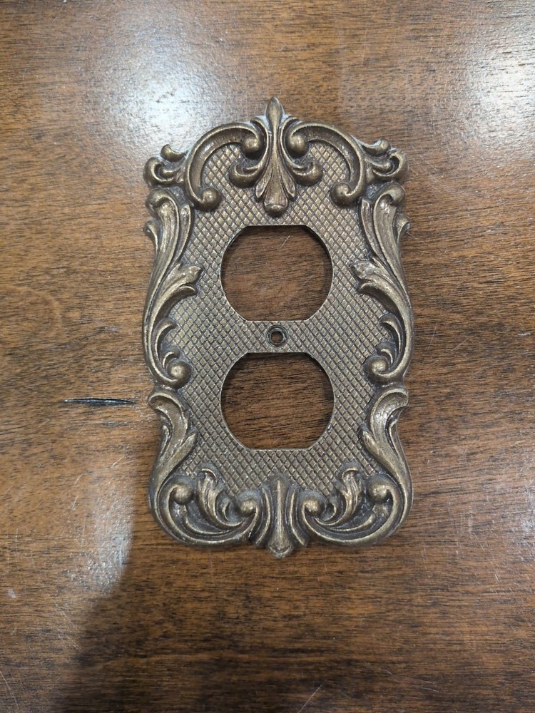 Vintage Socket Covers, Light Switch Covers, And Light Holder.