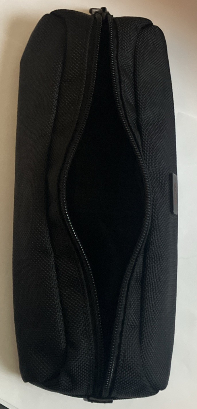 TUMI Accent Accessory pouch Cord Bag Black / Red No Retail Tag