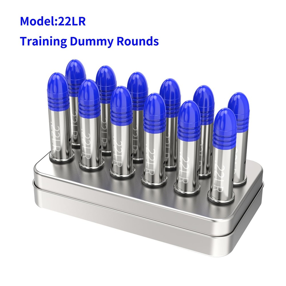 Tipfun 22LR Snap Caps Round Action Training for Dry Fire Training Dummy Round
