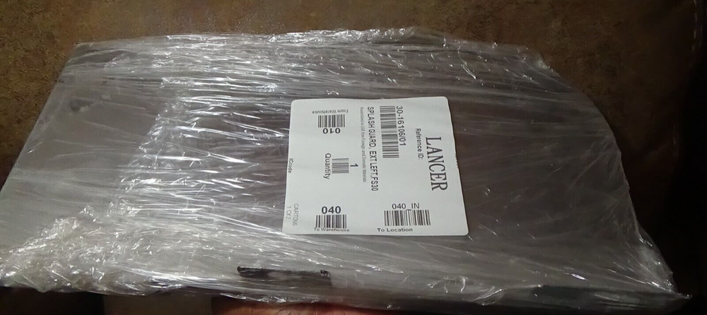 Lancer 30-16105/01 SPLASH GUARD,EXT RIGHT,FS30