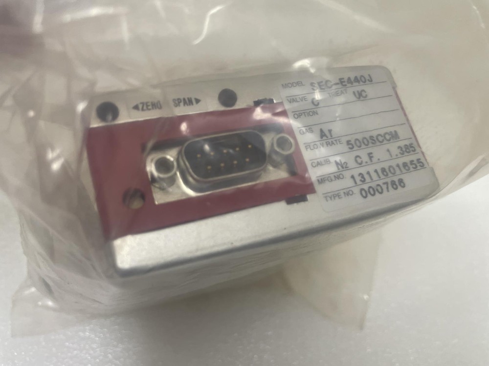 STEC SEC-E440 500SCCM MASS FLOW CONTROLLER