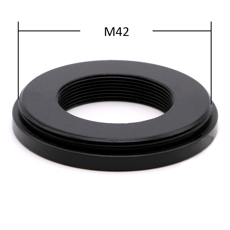 M42 to C Mount Digital Camera Eyepiece Adapter Ring Connector for SLR Camera