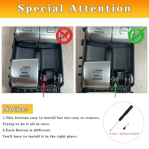 W205 Power Window Switch Button, Window Switch Glass Lift Button Button-NO.5