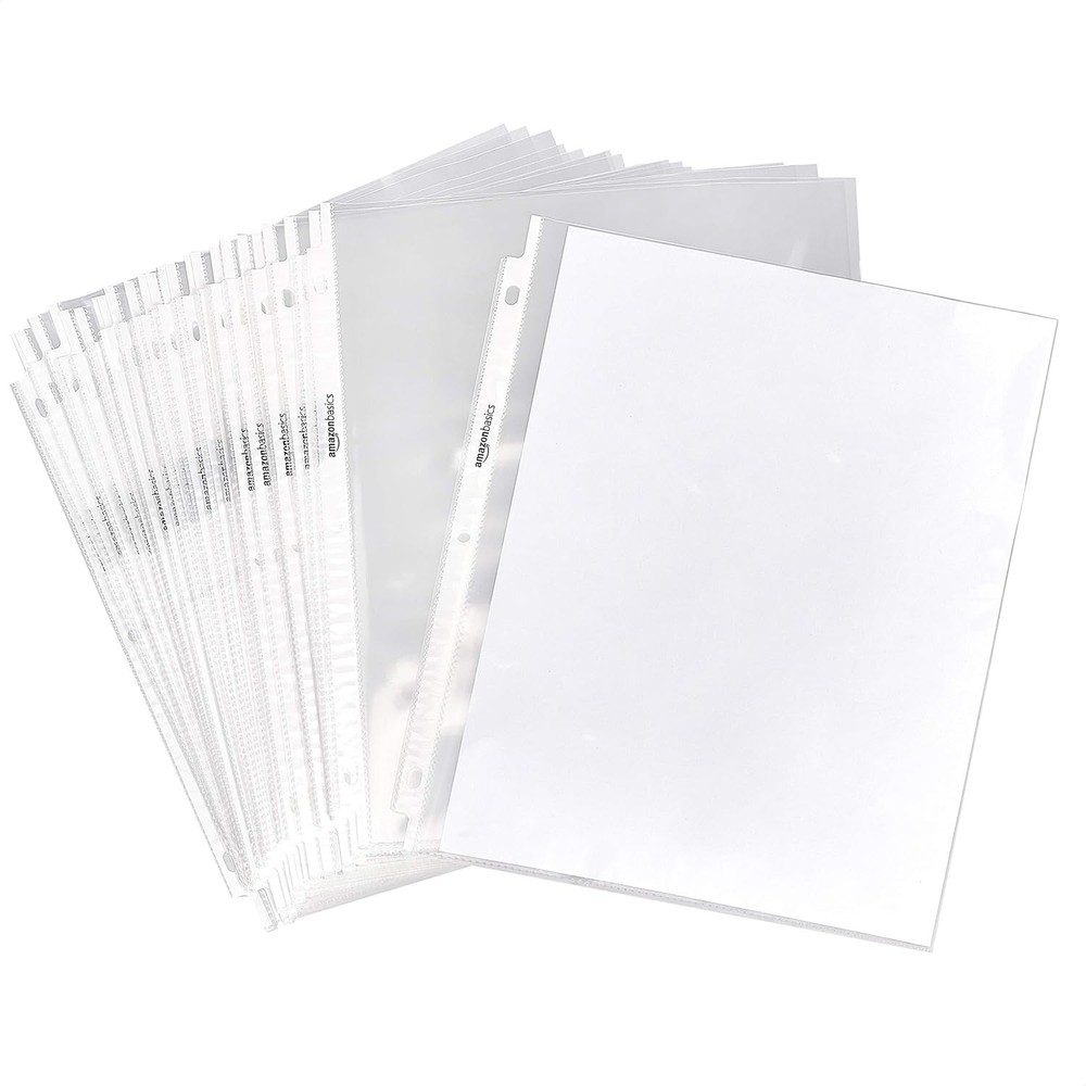 Sheet Protectors for 3 Ring Binder Heavyweight Polypropylene 8....