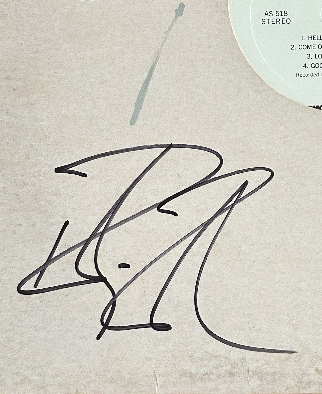 Cheap Trick “From Toyko To You” Promo 12-Inch Vinyl EP - Signed Robin Zander + 3