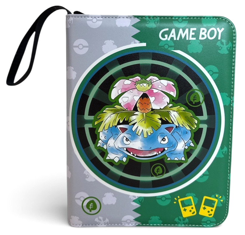 Bulbasaur Venusaur Card Binder for Pokemon Cards Holder 400 Cards w/ 50 Sleeves