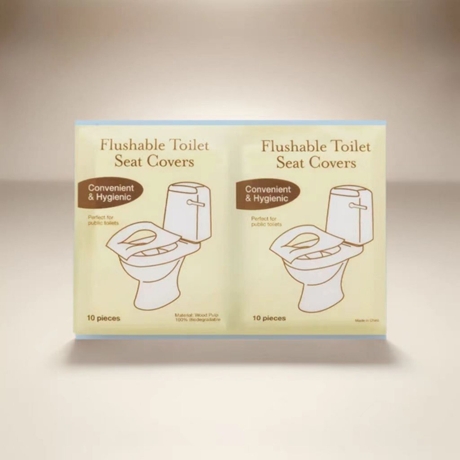 Disposable Toilet Seat Covers Flushable for Bathroom Travel Hotel Essentials