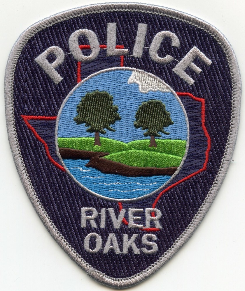 RIVER OAKS TEXAS TX POLICE PATCH