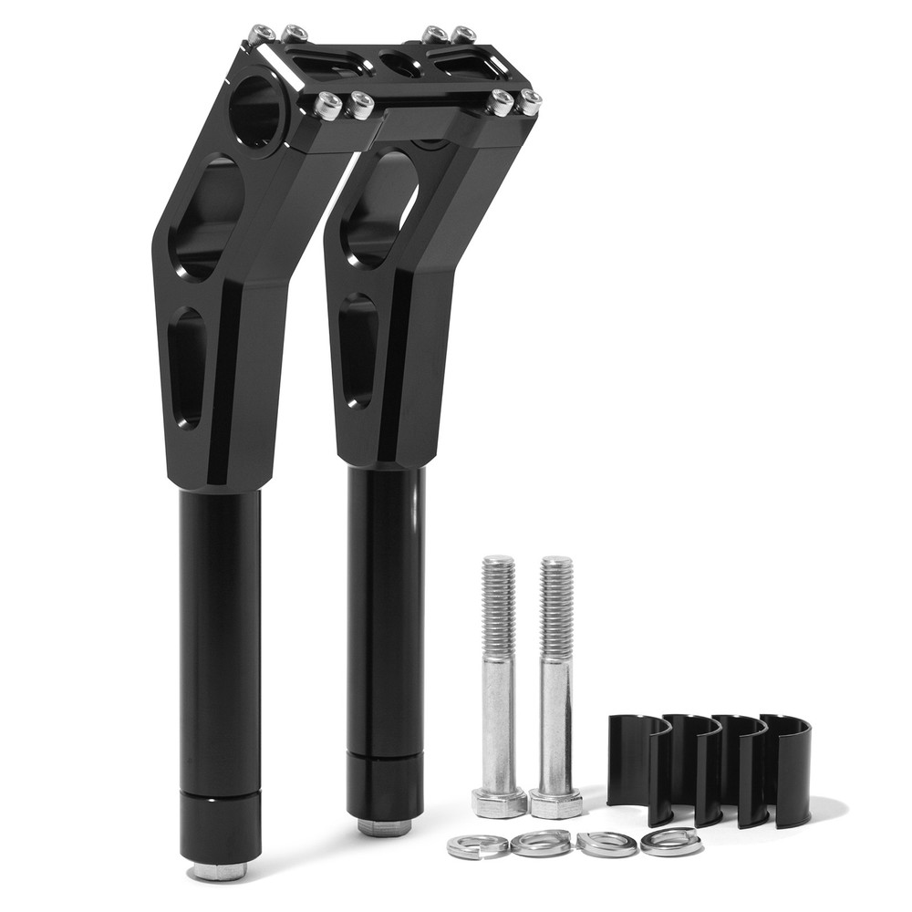 1" 1.25" 1-1/8"Club Style Handlebar Riser 10" 11" Pullback Riser For Harley FLHT