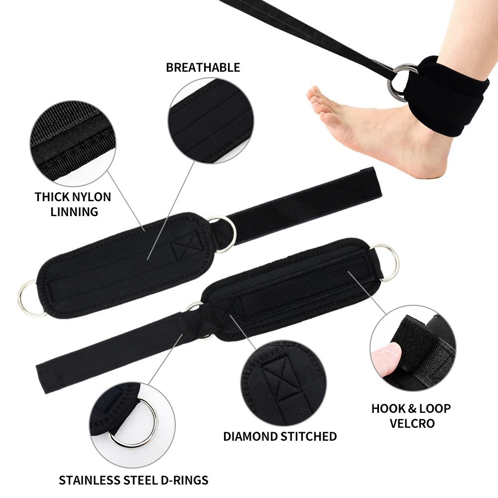 Ankle Straps for Cable Machines Kickbacks