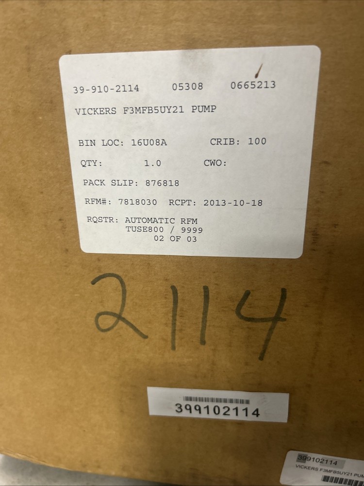 FluiDyne F3MFB5UY21 PUMP
