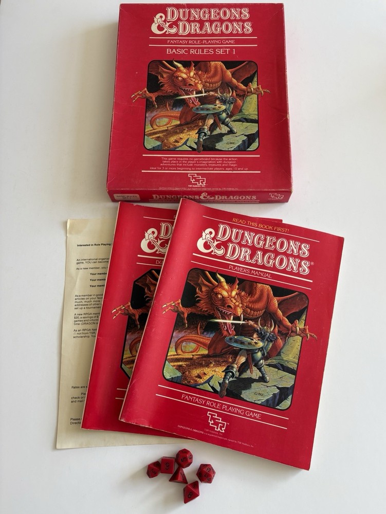 Dungeons and Dragons Basic Rules Set TSR 1983