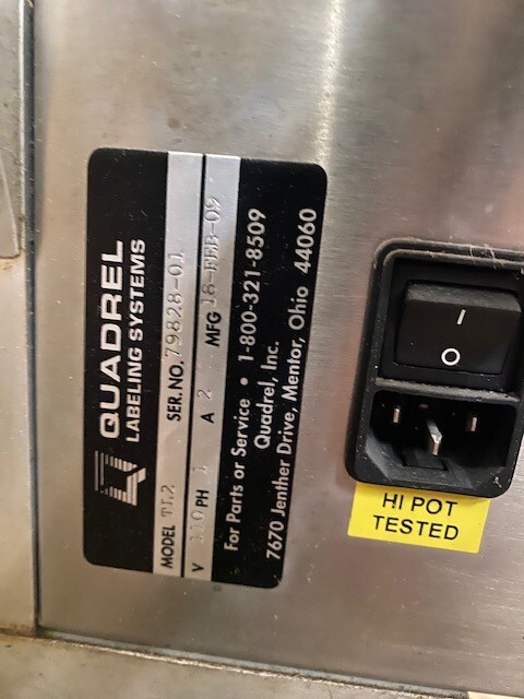 Quadrel T2 Tabletop Labeling System