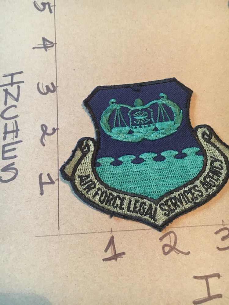 USAF Legas Services Agency Squadron subdued patch 5/22/25