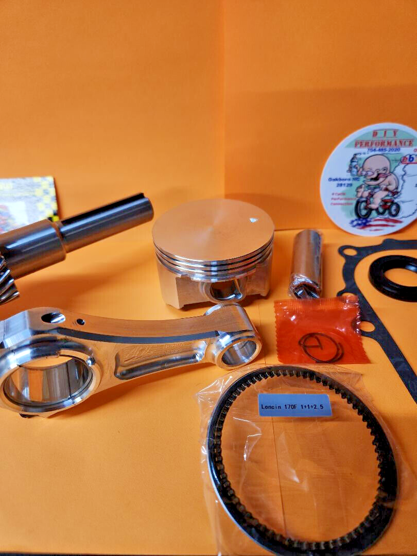 212cc to 224cc Stroker Kit, Best Parts Available, Fits ALL 212cc Engines (READ)