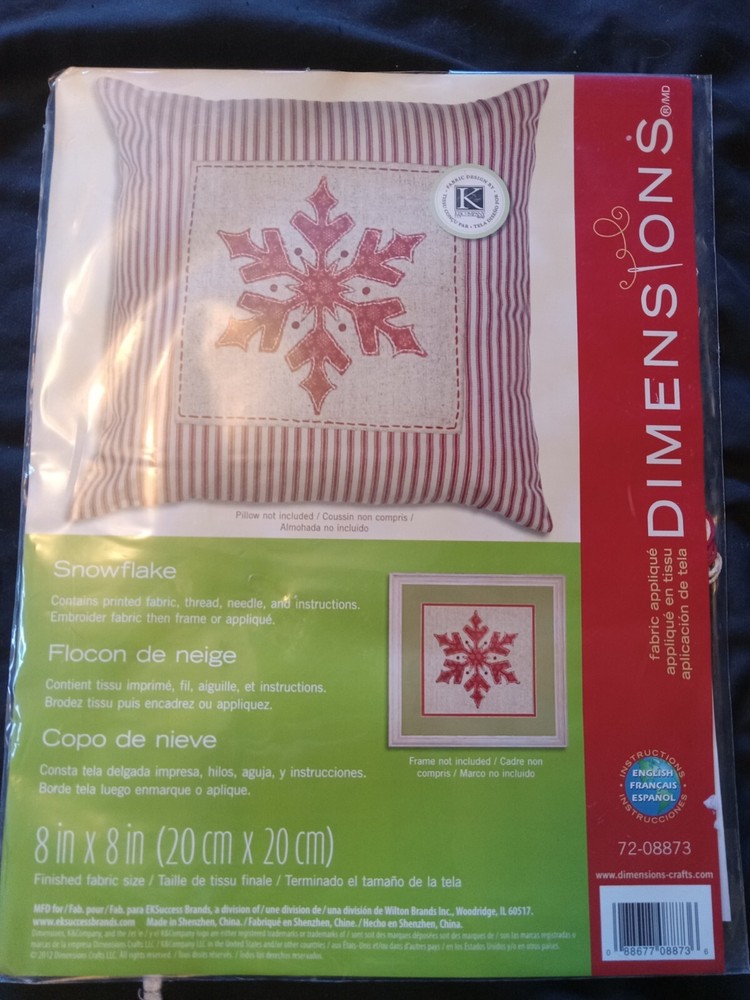 2012 Dimensions 72-08873 Flake Snow Kit for Application 8"× 8" New