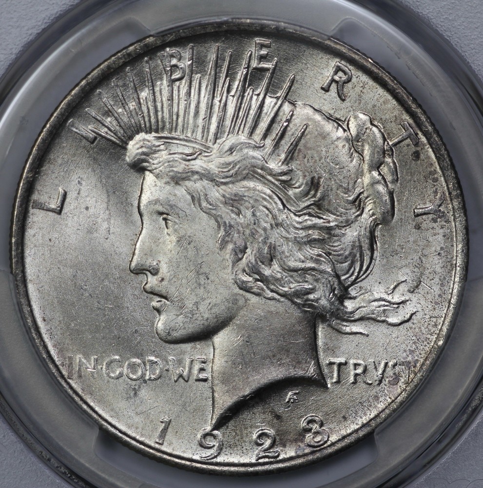 1923 Peace Silver $1 Dollar PCGS MS 62