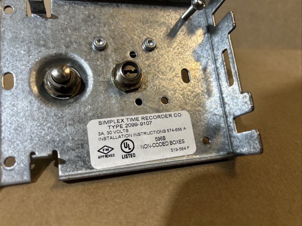 Time Recorder Co Type 299-9107