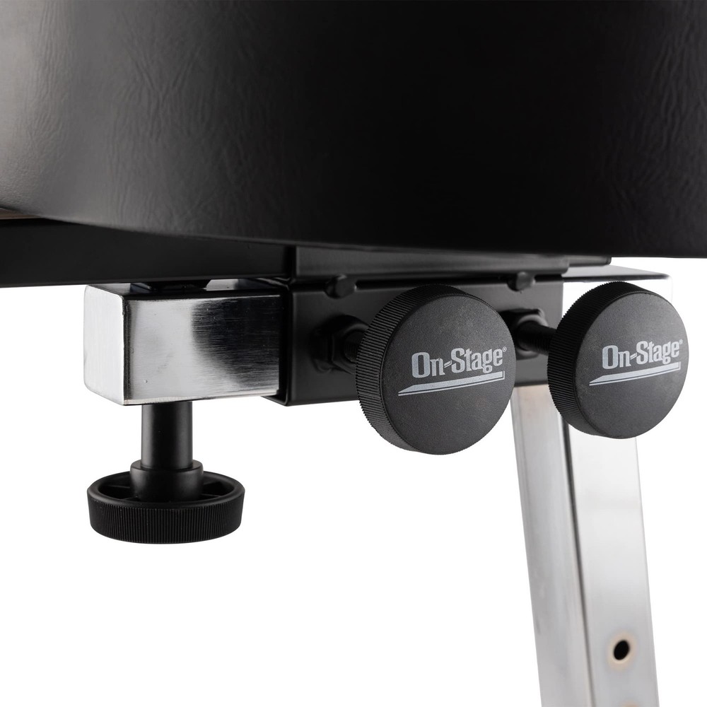 Guitar Throne Padded Seat Adjustable Height - On-Stage