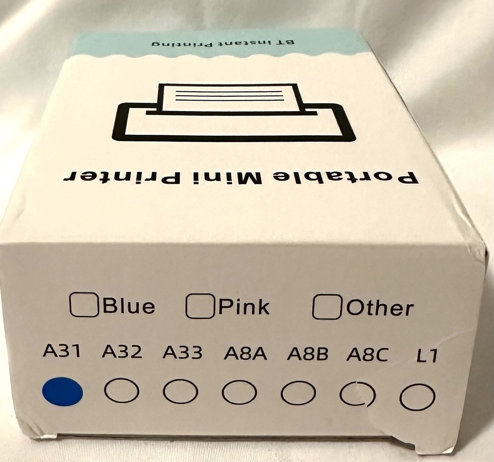 Student Mini Thermal Printer A31 Label Photo Material Bluetooth Children Printer
