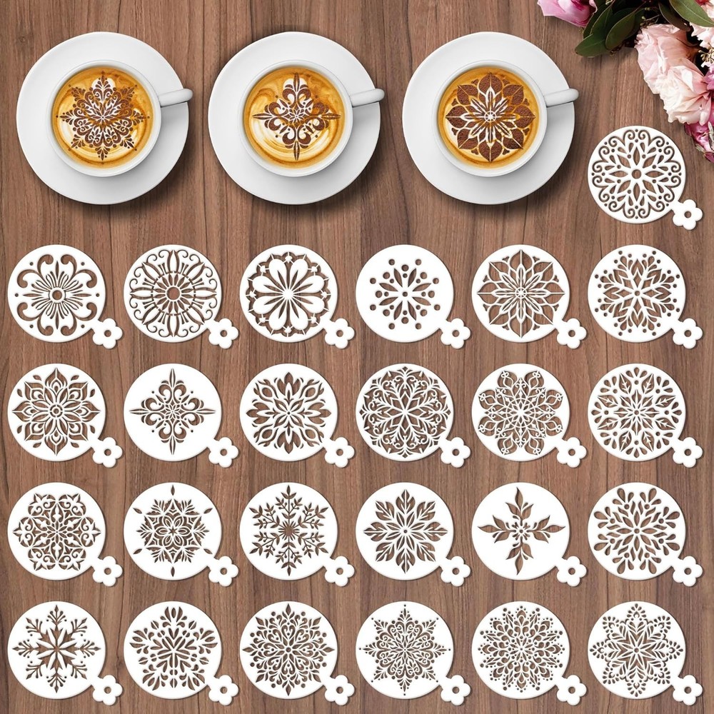 Bread Stencils Sourdough 24 Pcs Bread Stencils Baking Sourdough Bread Baking