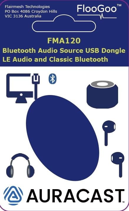 Bluetooth Dual-Mode Audio Adapter - aptX Low-Latency, USB for PCs & Gaming
