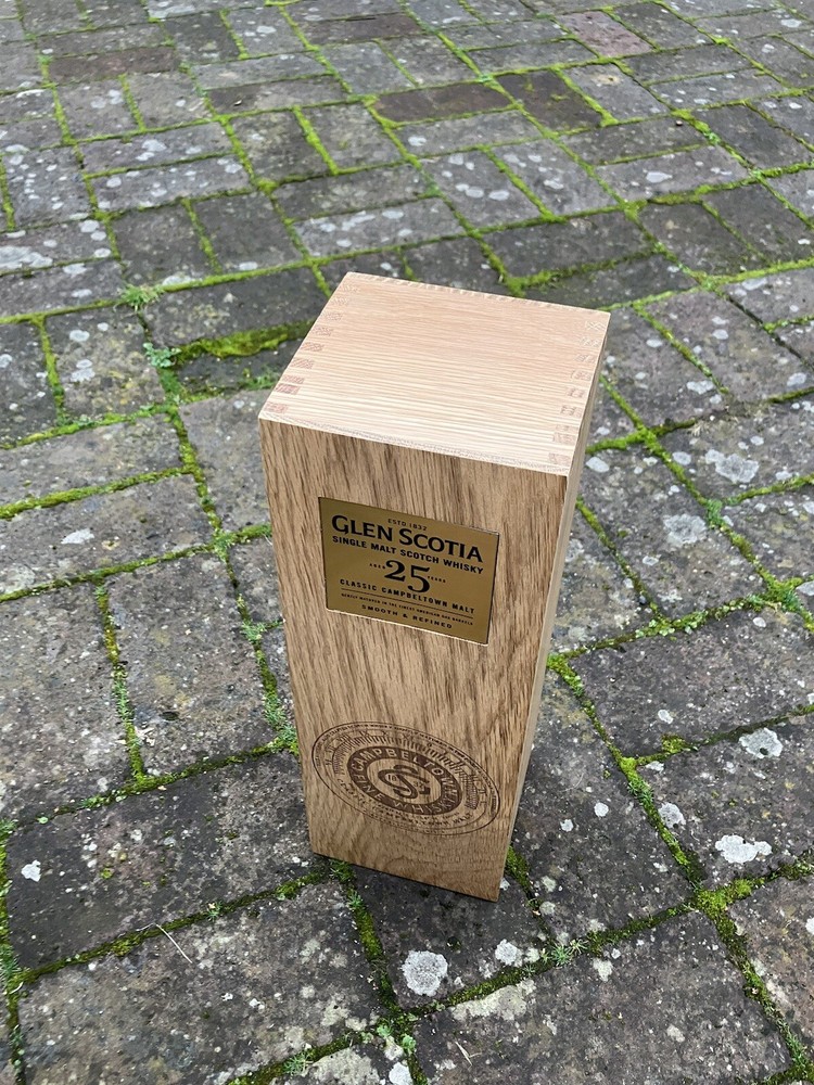 The GlenScotia 25yr Empty Whisky
