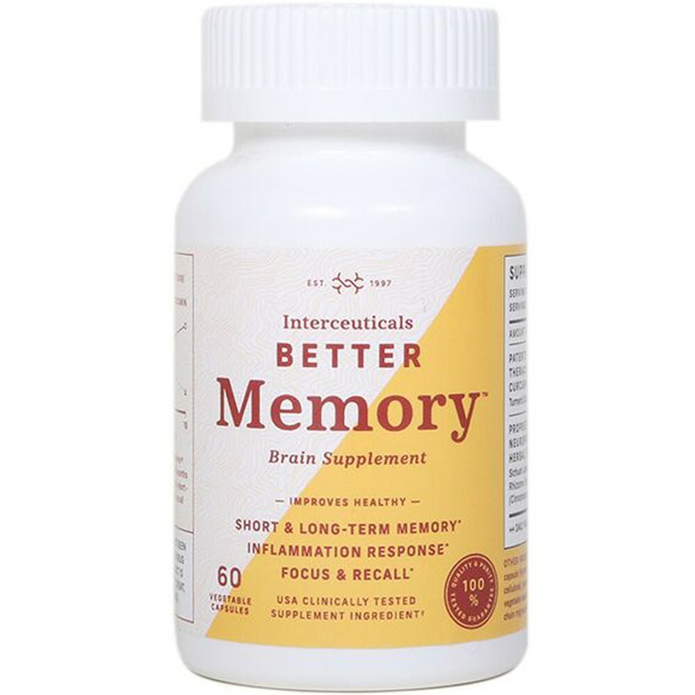 Interceuticals Better Memory - Theracurmin Curcumin 90 mg