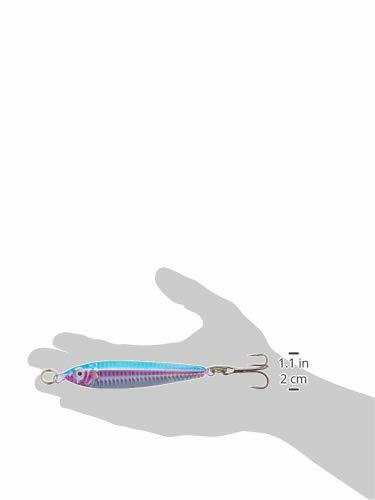 P-Line Laser Minnow, 1 oz, Blue/Pink/Silver
