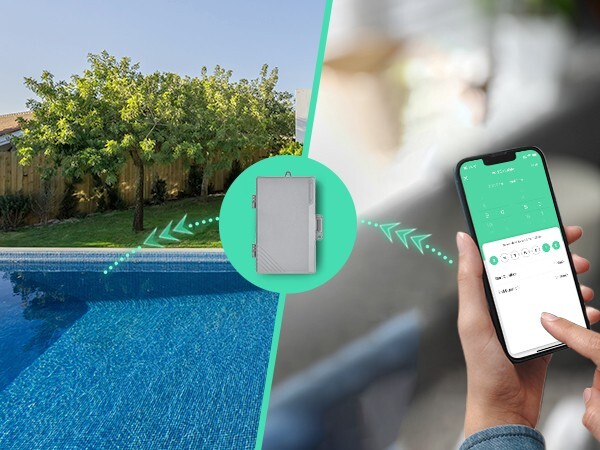 DEWENWIL WiFi Pool Pump Timer, Wireless Controller Timer for Pool, Water Heater,