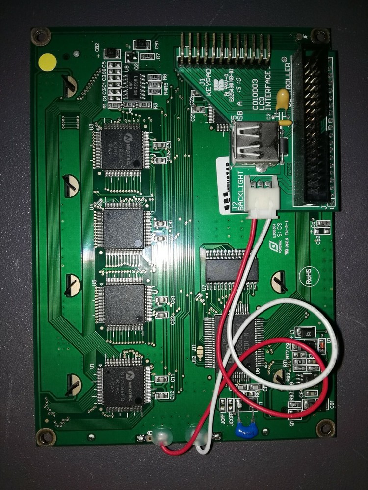 Winstar WG240128B-TMI-VZ LCD Display / C010003 LCD Interface for Ecotech E020040