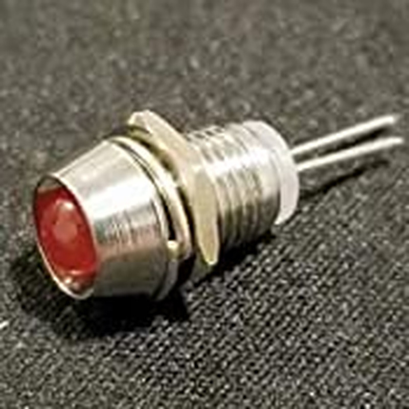 30 Pcs 3mm LED Holder Bezel, Panel Mount Display Socket for Round Lamp Bulb