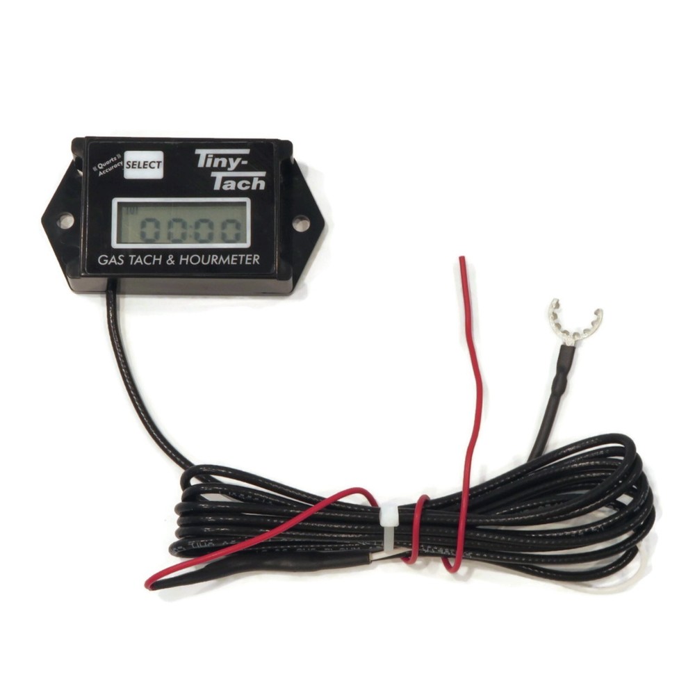 Tiny Tach TT2AM Digital Hour Meter Tachometer Adjustable Resettable Job Timer