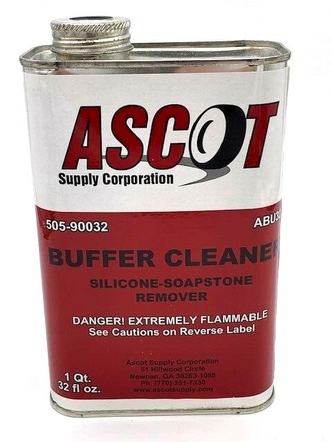 4 PACK $18 A PIECE ASCOT ABU32 LIQUID PRE BUFFER CLEANER 32OZ